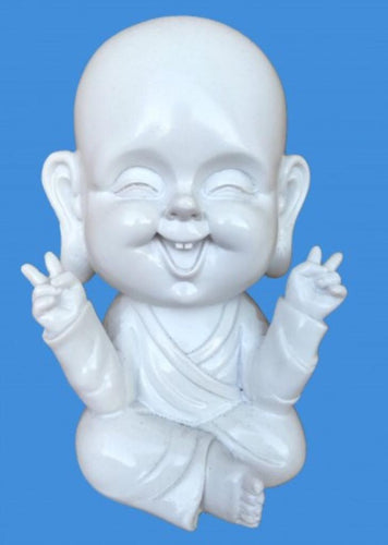 White Baby Monk Fiberglass
