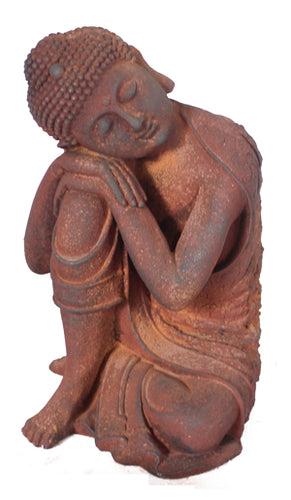 Buddha Statue Sitting Left Fiberglass