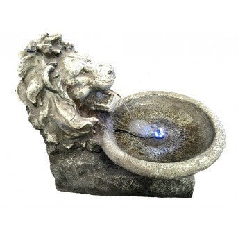 Lion with Bowl Fountain (46cm)