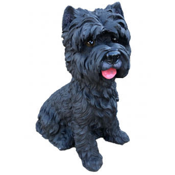 Black Maltese Dog (48cm)