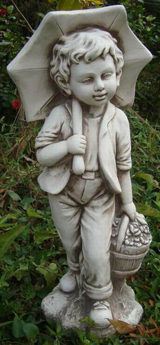 Umbrella Boy Statue