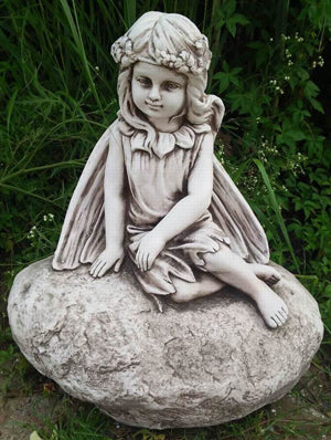 Sitting Fairy On Rock