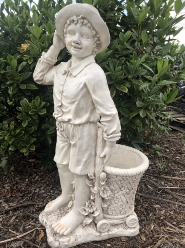90cm Boy with Planter