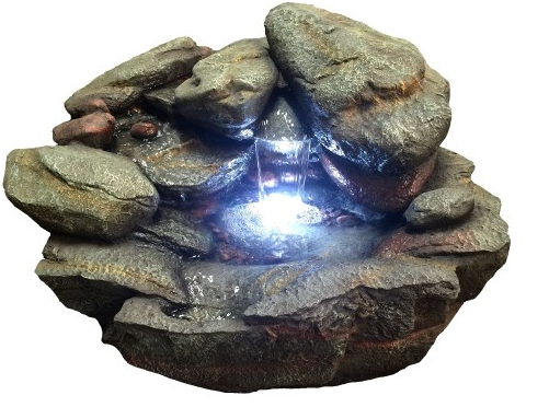 70cm Rock Fountain Fiberglass