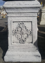 Floral Square Pedestal
