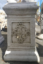 Floral Square Pedestal