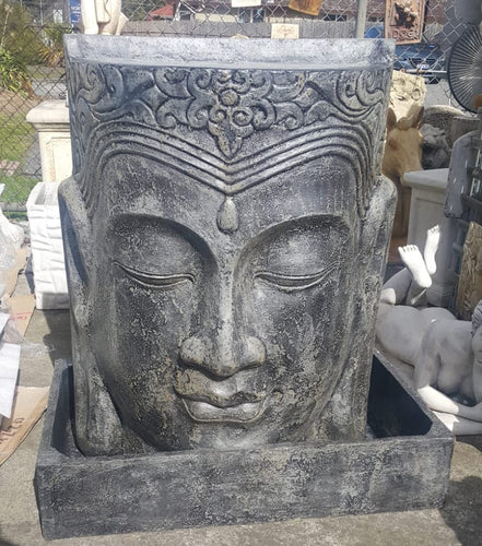 Buddha Head Fountain Fiberglass