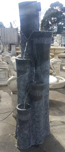 4 Tier Charcoal Fountain Fiberglass