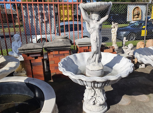 Lady Holding Bowl Water Fountain 166cm