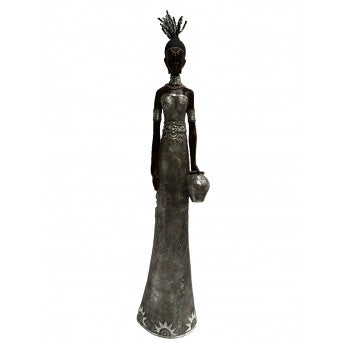 African Lady with Vase (96cm)