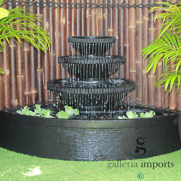 Corner Bowl Fountain Concrete GRC