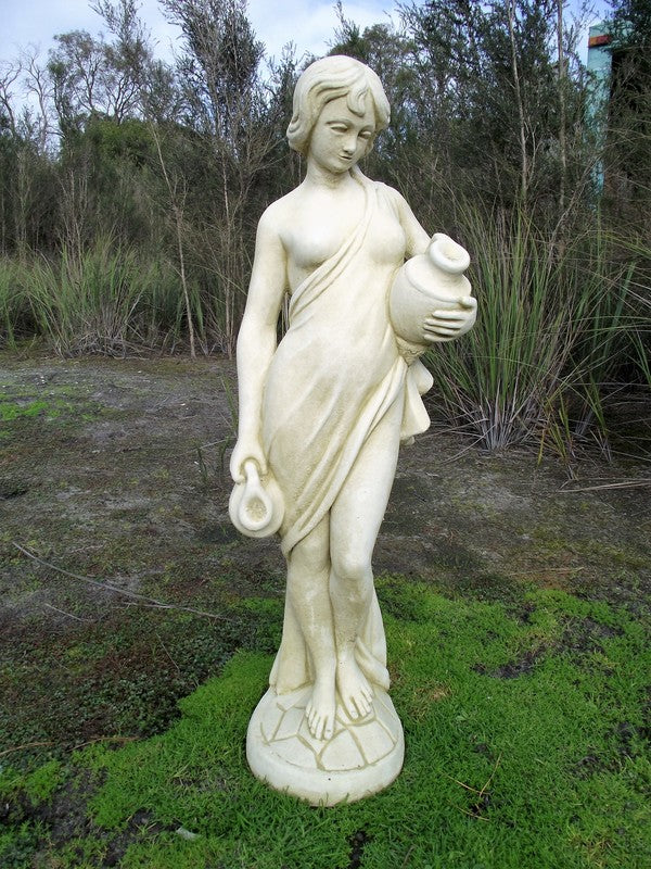 Large Two Jugs Lady Statue