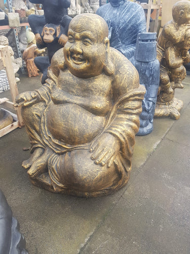 Fat Gold Sitting Buddha 105 cm