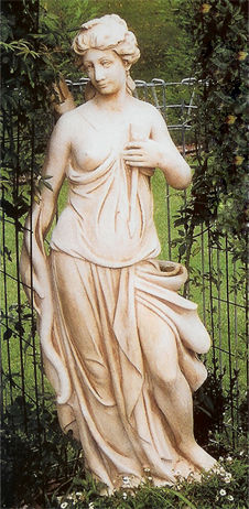 Diana Lady Statue Concrete