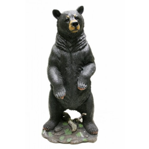 77cm Tall Black Bear Garden Statue