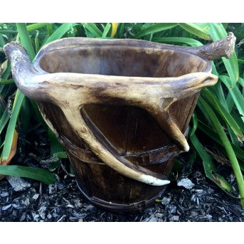 Deer antlers pot planters