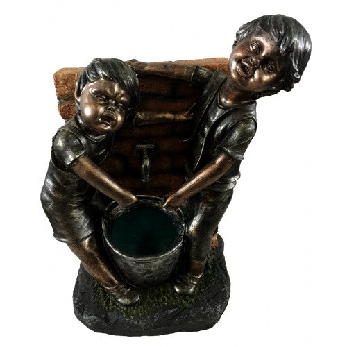 Two Boy Tap Fountain Fiberglass