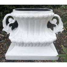 67cm White French Urn Fiberglass