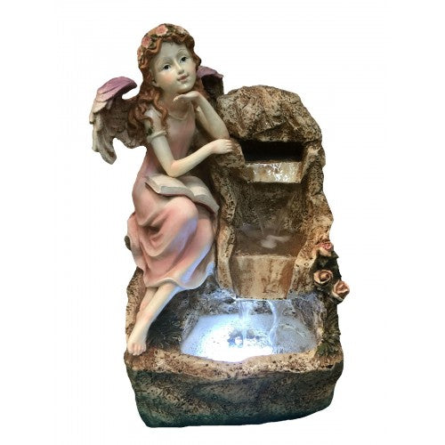 50cm Fairy Rock Fountain Fiberglass