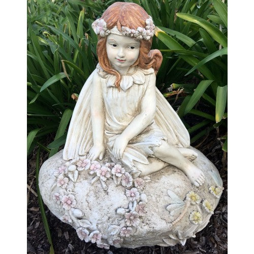 54cm Girl Fairy on Rock
