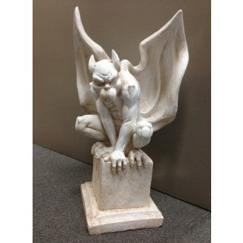 Gargoyle On Stand Fiberglass