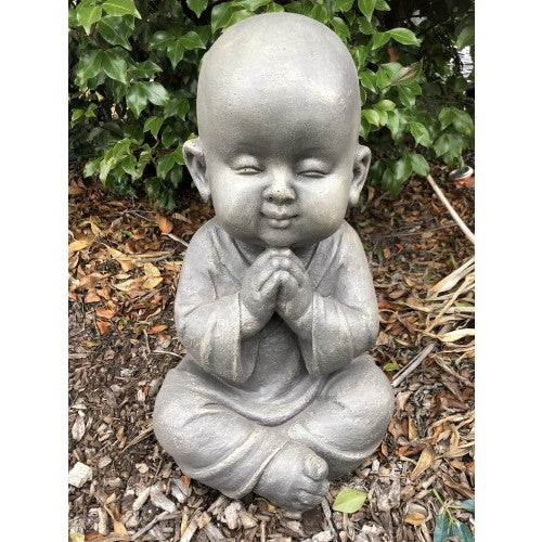 45cm Praying Monk Fiberglass