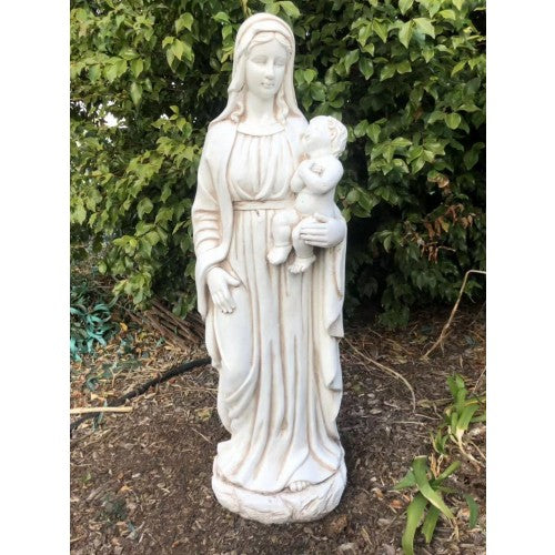 95cm Mary with Baby Fiberglass