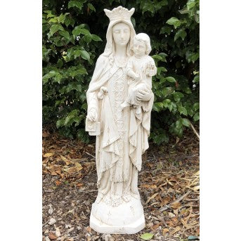 63cm Mary With Child Fiberglass