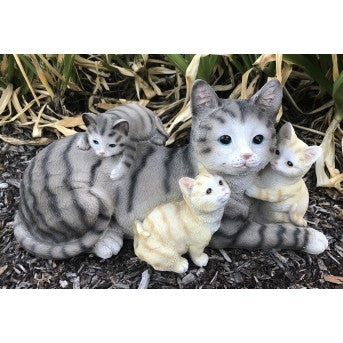 50cm Cat Family Fiberglass