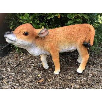 65cm Walking Calf Statue