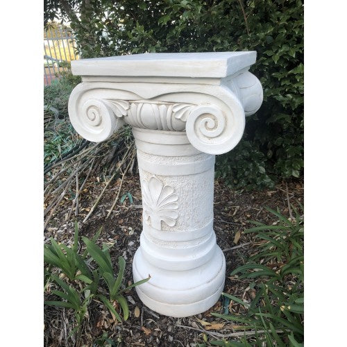 71cm White Pedestal Fiberglass