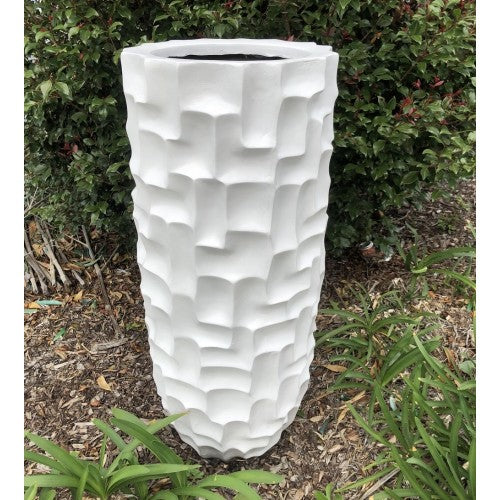 89cm White Pot / Vase Fiberglass