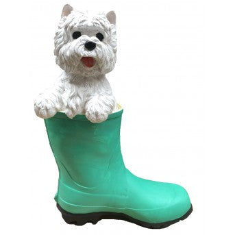 Maltese Dog in Boot (40cm)