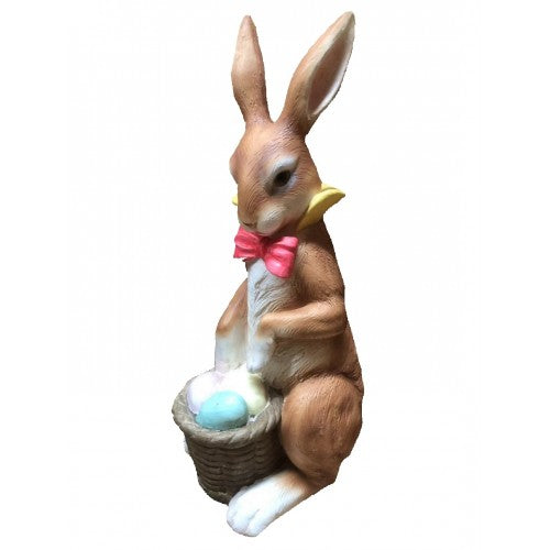 51cm Rabbit with Easter Eggs Fiberglass