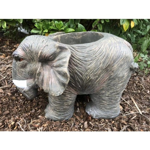 42cm Elephant Planter Fiberglass