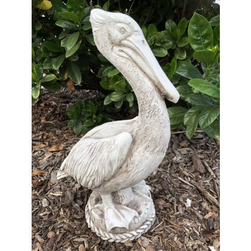 40cm Pelican Statue White
