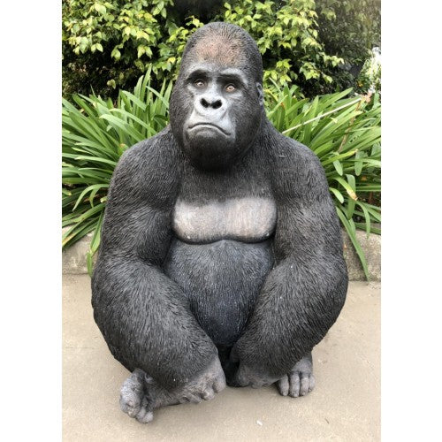 82cm Sitting Gorilla Statue