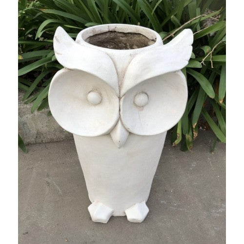 56cm Owl Vase / Planter Fiberglass