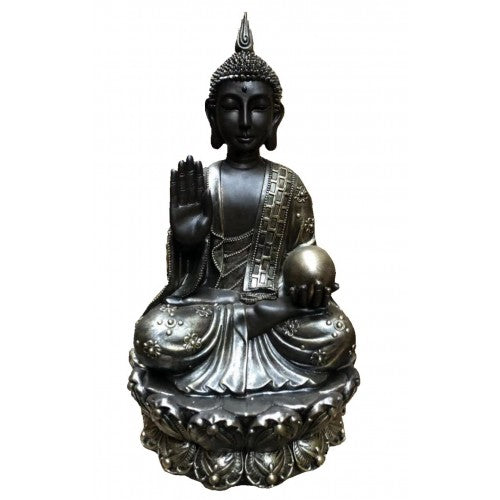 64cm Thai Buddha Dark Color Fiberglass